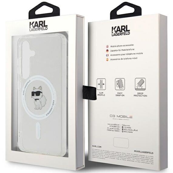 Karl Lagerfeld IML Choupette MagSafe case for Samsung Galaxy S24 - transparent - Uncategorized Cases (2) - Cases - Techbox
