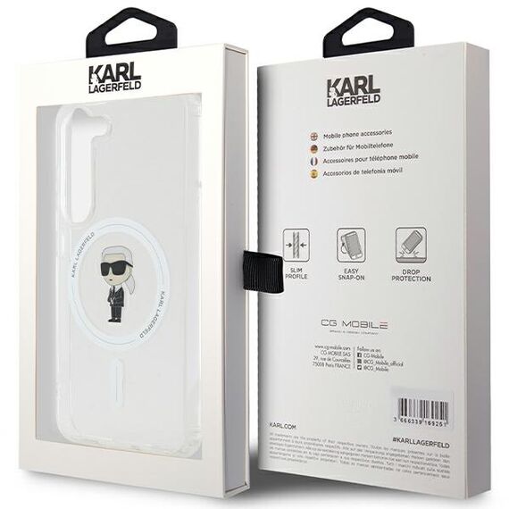 Karl Lagerfeld IML Ikonik MagSafe case for Samsung Galaxy S23 - transparent | Techbox