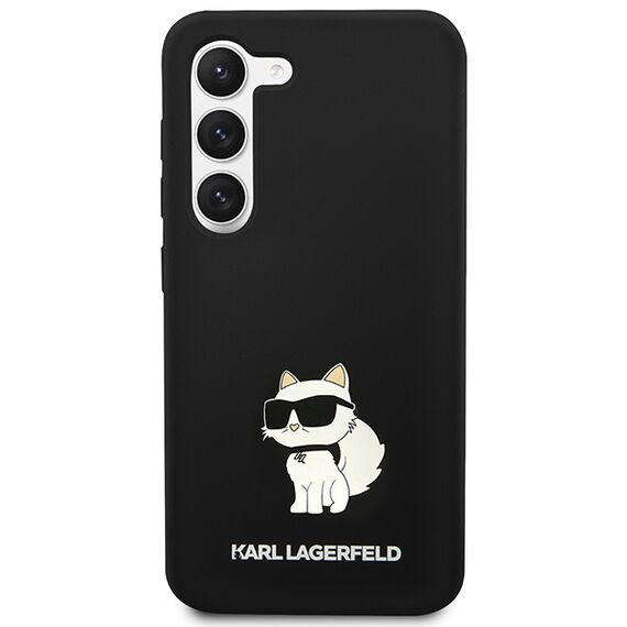 Karl Lagerfeld Silicone Choupette case for Samsung Galaxy S24 - black - Uncategorized Cases (2) - Cases - Techbox