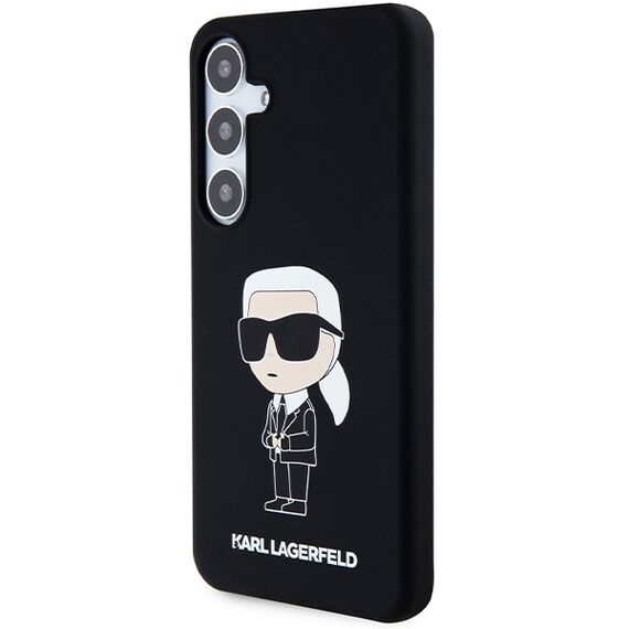 Karl Lagerfeld Silicone Ikonik case for Samsung Galaxy S24+ - black - Uncategorized Cases (2) - Cases - Techbox