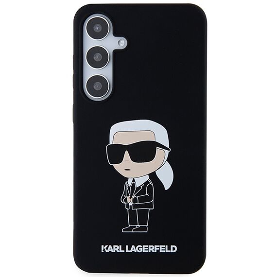 Karl Lagerfeld Silicone Ikonik case for Samsung Galaxy S24+ - black - Uncategorized Cases (2) - Cases - Techbox