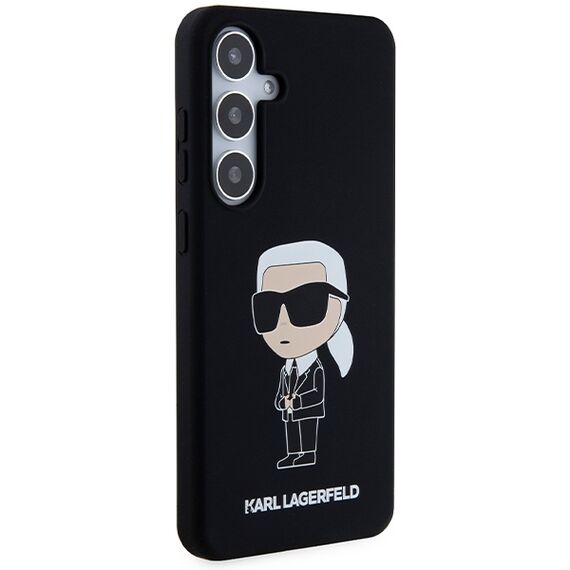 Karl Lagerfeld Silicone Ikonik case for Samsung Galaxy S24+ - black - Uncategorized Cases (2) - Cases - Techbox