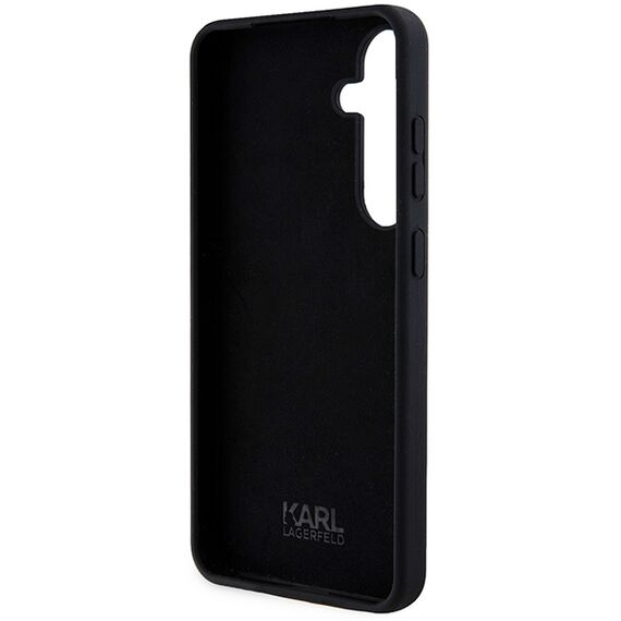 Karl Lagerfeld Silicone Ikonik case for Samsung Galaxy S24+ - black - Uncategorized Cases (2) - Cases - Techbox