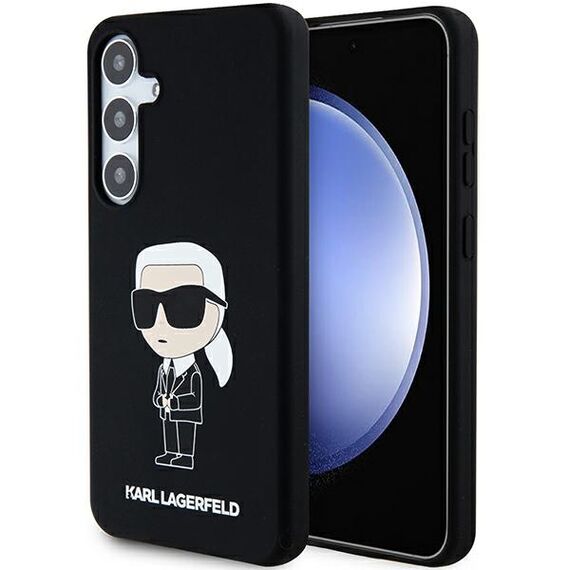 Karl Lagerfeld Silicone Ikonik case for Samsung Galaxy S24 - black - Samsung Cases - Cases - Techbox
