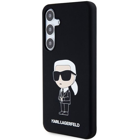Karl Lagerfeld Silicone Ikonik case for Samsung Galaxy S24 - black - Samsung Cases - Cases - Techbox