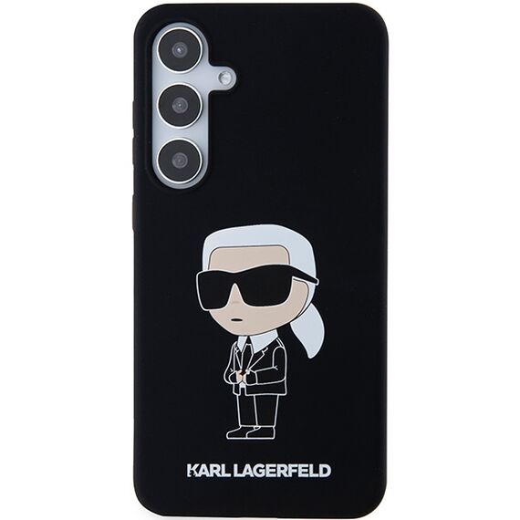 Karl Lagerfeld Silicone Ikonik case for Samsung Galaxy S24 - black - Samsung Cases - Cases - Techbox