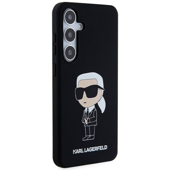 Karl Lagerfeld Silicone Ikonik case for Samsung Galaxy S24 - black - Samsung Cases - Cases - Techbox
