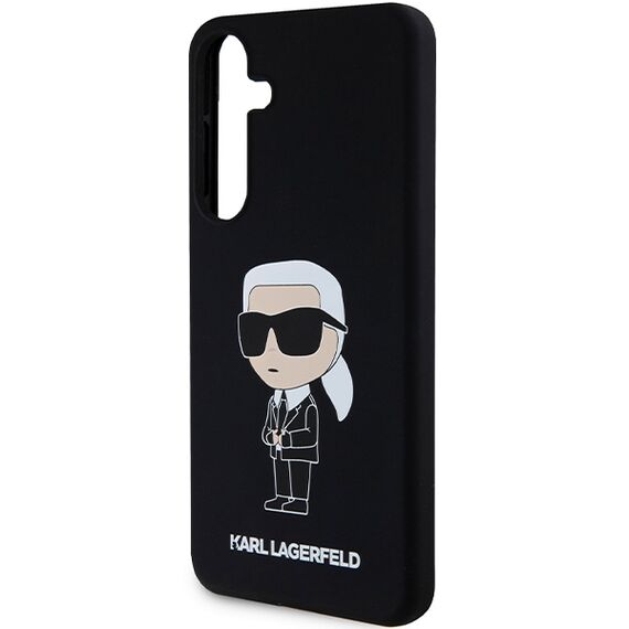 Karl Lagerfeld Silicone Ikonik case for Samsung Galaxy S24 - black - Samsung Cases - Cases - Techbox