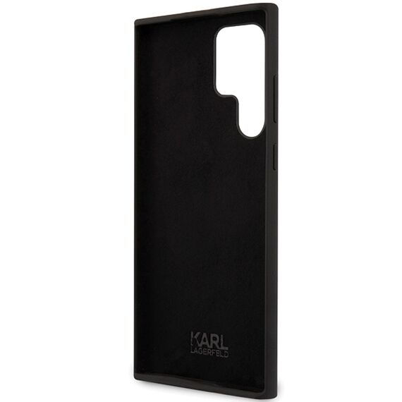 Karl Lagerfeld Silicone Ikonik case for Samsung Galaxy S24 Ultra - black - Samsung Cases - Cases - Techbox