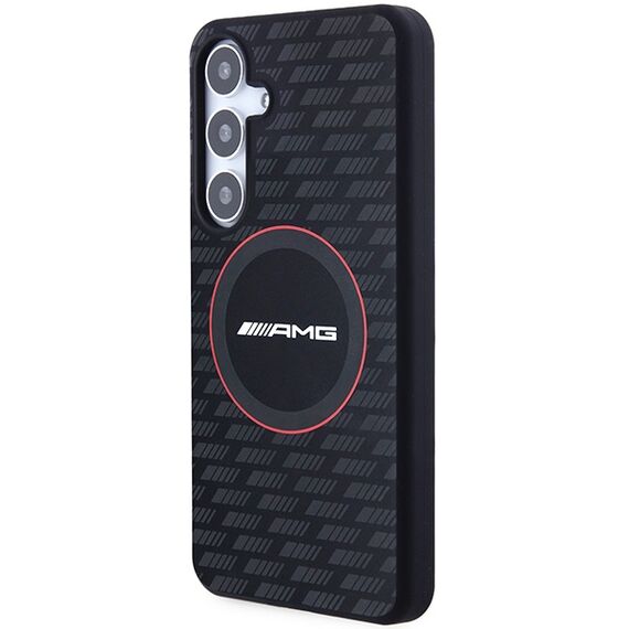 AMG Silicone Carbon Pattern MagSafe case for Samsung Galaxy S24+ - black - Samsung Cases - Cases - Techbox