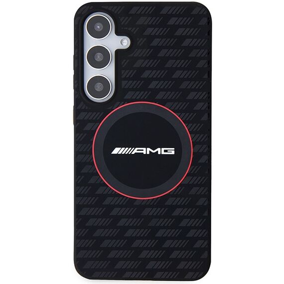 AMG Silicone Carbon Pattern MagSafe case for Samsung Galaxy S24+ - black - Samsung Cases - Cases - Techbox