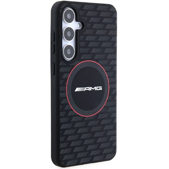 AMG Silicone Carbon Pattern MagSafe case for Samsung Galaxy S24+ - black - Samsung Cases - Cases - Techbox