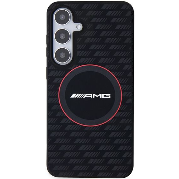 AMG Silicone Carbon Pattern MagSafe case for Samsung Galaxy S24 - black - Samsung Cases - Cases - Techbox