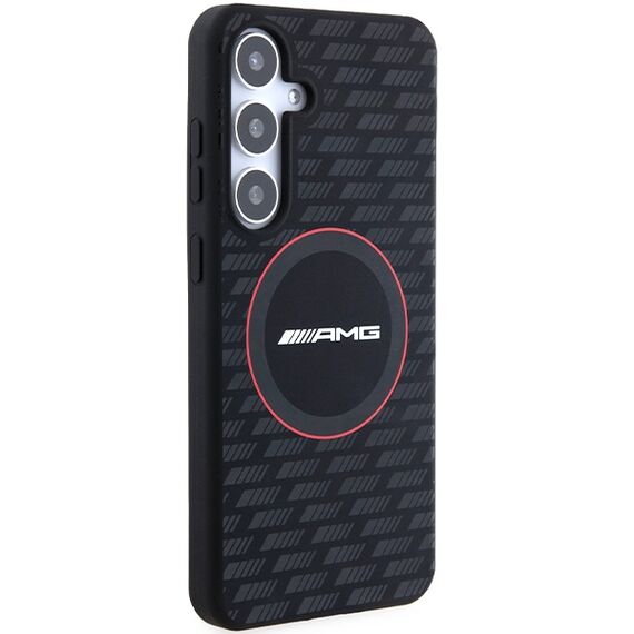 AMG Silicone Carbon Pattern MagSafe case for Samsung Galaxy S24 - black - Samsung Cases - Cases - Techbox