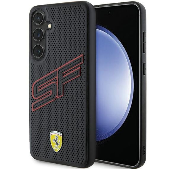 Ferrari Big SF Perforated case for Samsung Galaxy S24+ - black | Techbox