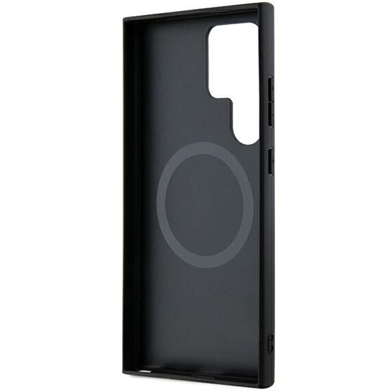 Ferrari Hot Stamp V Lines MagSafe case for Samsung Galaxy S24 Ultra - black | Techbox