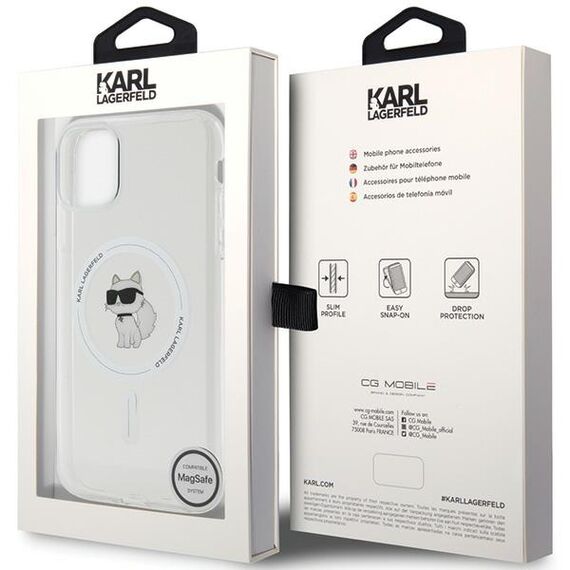 Karl Lagerfeld IML Choupette MagSafe case for iPhone 11 / Xr - transparent - Uncategorized Cases (2) - Cases - Techbox