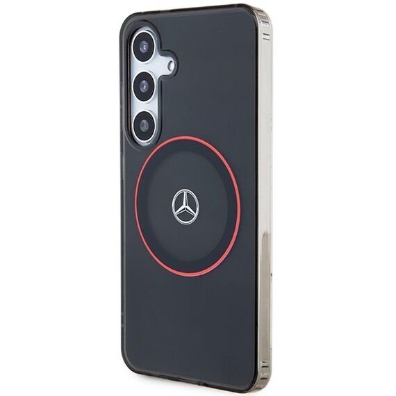 Mercedes Double Layer W Red MagSafe case for Samsung Galaxy S24 - black - Samsung Cases - Cases - Techbox