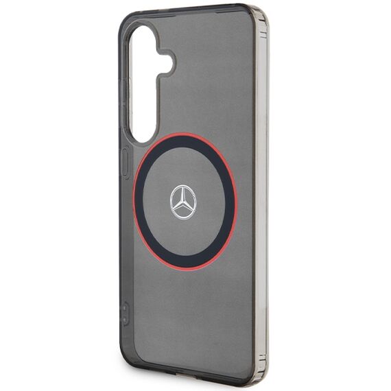 Mercedes Double Layer W Red MagSafe case for Samsung Galaxy S24 - black - Samsung Cases - Cases - Techbox