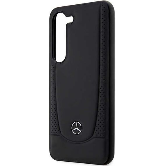 Mercedes Leather Urban case for Samsung Galaxy S23 FE - black | Techbox