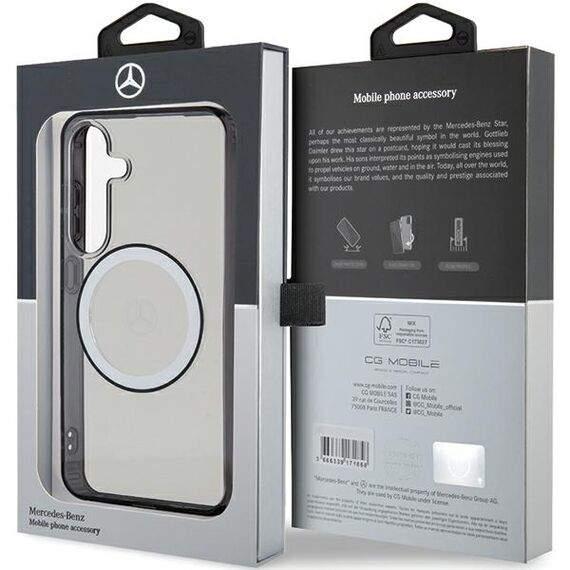 Mercedes Printed Logo MagSafe case for Samsung Galaxy S24 - transparent - Samsung Cases - Cases - Techbox