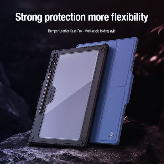 Nillkin Bumper Leather Case Pro case for Samsung Galaxy Tab S9+ - black | Techbox