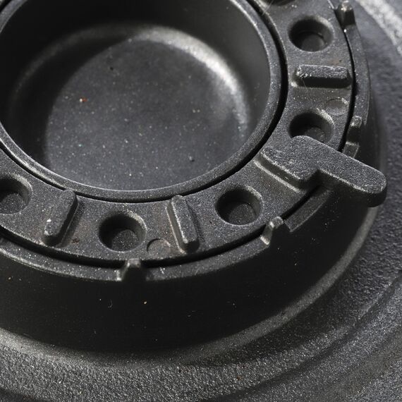 Grill grate for a gas camping stove with a CAST IRON burner function