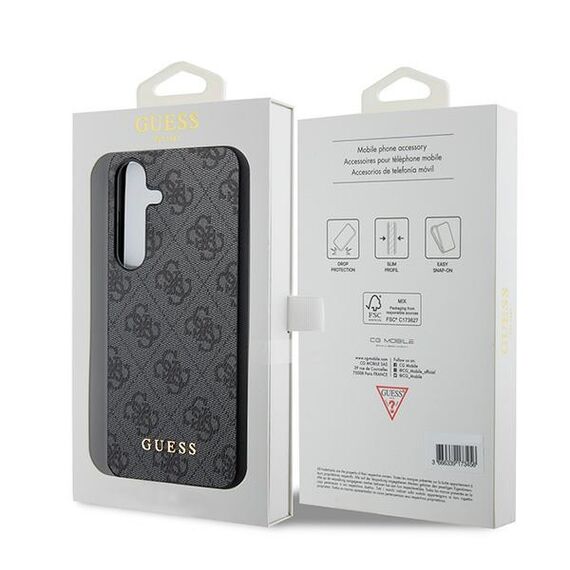 Guess 4G Metal Gold Logo case for Samsung Galaxy S24 - black - Samsung Cases - Cases - Techbox