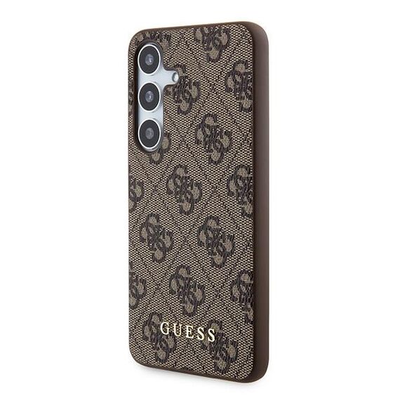 Guess 4G Metal Gold Logo case for Samsung Galaxy S24 - brown - Samsung Cases - Cases - Techbox