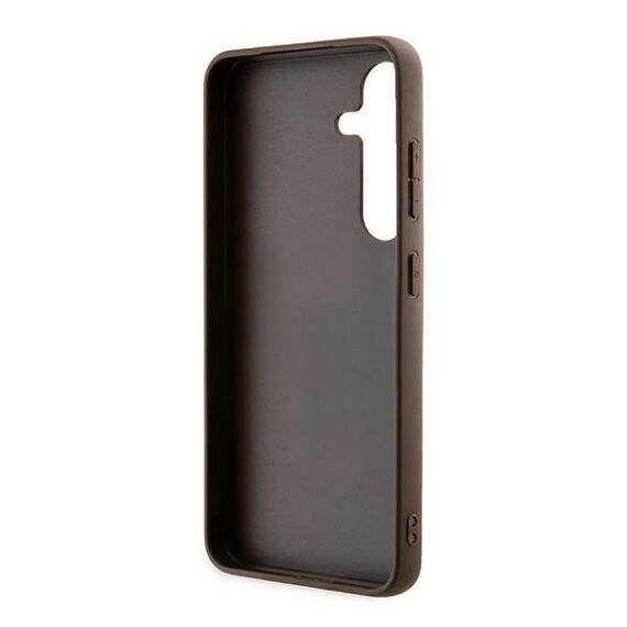 Guess 4G Metal Gold Logo case for Samsung Galaxy S24 - brown - Samsung Cases - Cases - Techbox
