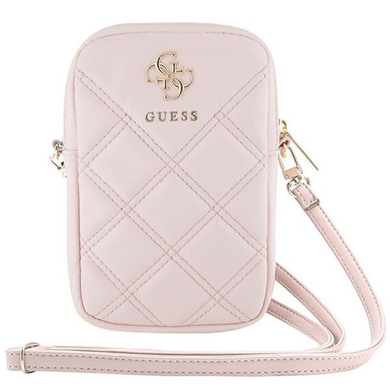 Guess Zip Quilted 4G bag - pink