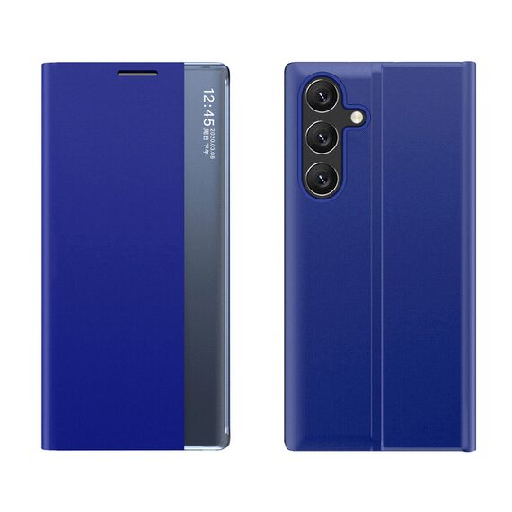New Sleep View Case with flap and stand for Samsung Galaxy A35 - blue - Samsung Cases - Cases - Techbox