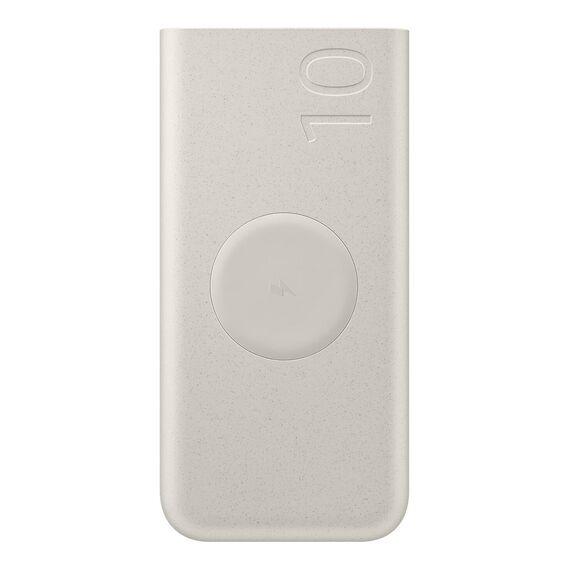 Powerbank Samsung EB-U2510XUEGEU inductive 10000 mAh 2x USB-C 25W SFC - beige - Smartphone Accessories - Cables & Accessories - Techbox