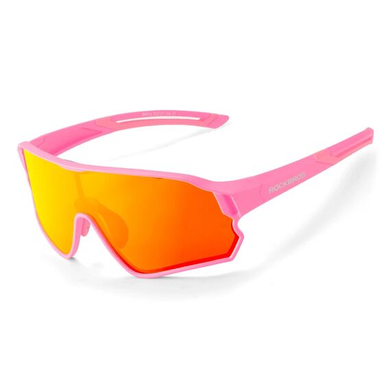 Rockbros 14110009004 polarized cycling glasses for children 8-14 years old - pink | Techbox