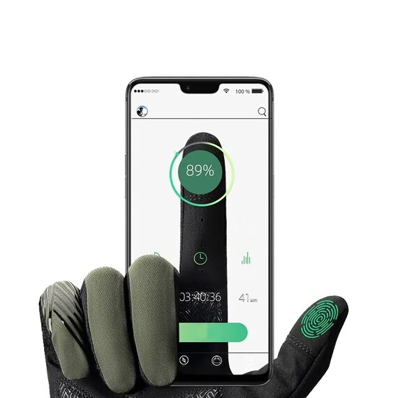Rockbros 16110006002 shock-absorbing cycling gloves size M - green and black - Bicycle - Sports & Fitness - Techbox