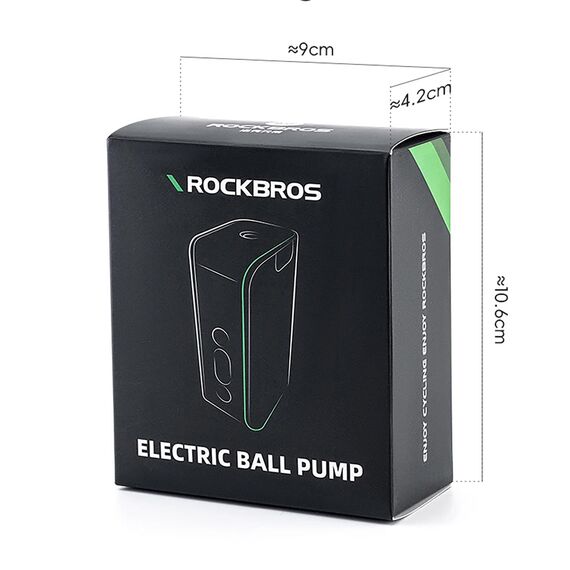 Rockbros 42520006001 Electric Pump Compressor with Digital Display for Balls / Balloons - Blue - Smartphone Holders - Smartphones - Techbox