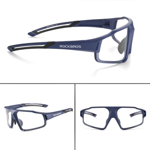 Rockbros SP216BL photochromic UV400 cycling glasses - blue - Bicycle - Sports & Fitness - Techbox