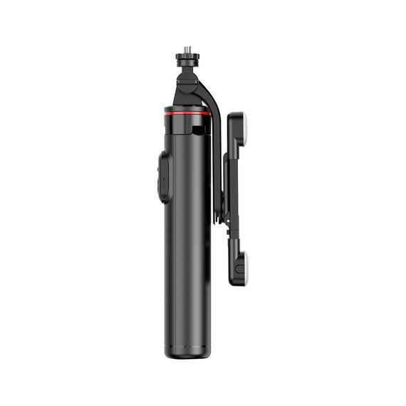 Selfie stick WC13YDS telescopic tripod 1.3m with double lamp and phone holder - black | Techbox