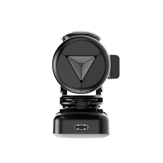 Selfie stick WC13YDS telescopic tripod 1.3m with double lamp and phone holder - black | Techbox