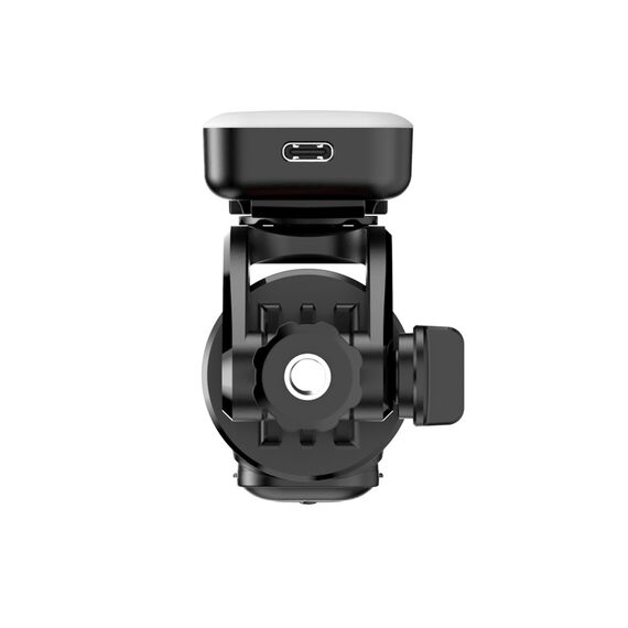 Selfie stick WC13YDS telescopic tripod 1.3m with double lamp and phone holder - black | Techbox