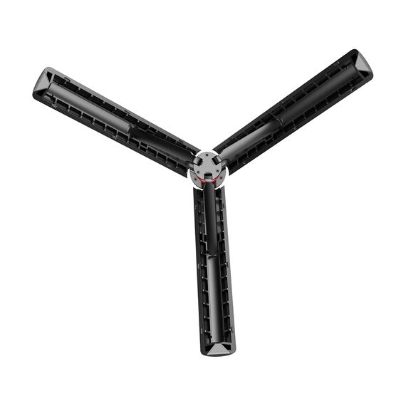 Selfie stick WC13YDS telescopic tripod 1.3m with double lamp and phone holder - black | Techbox