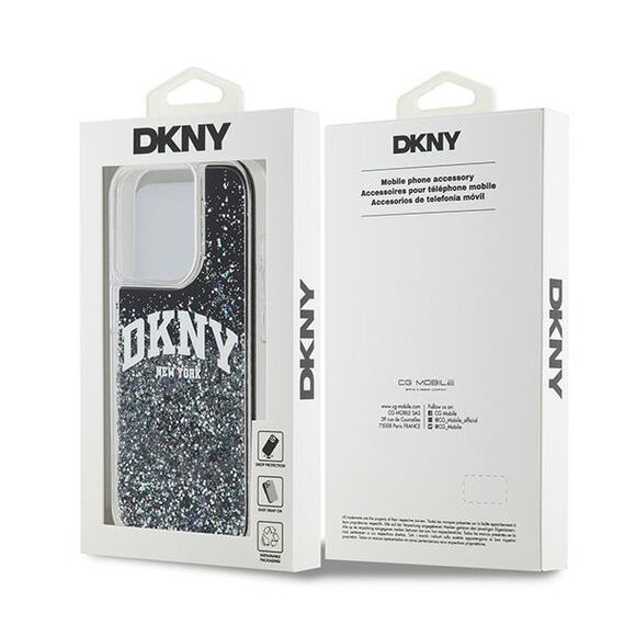 DKNY Liquid Glitter Big Logo iPhone 13 Pro / 13 Case - Black - Uncategorized Cases (2) - Cases - Techbox