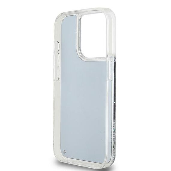 DKNY Liquid Glitter Big Logo iPhone 14 Pro Case - Black - Apple Cases - Cases - Techbox