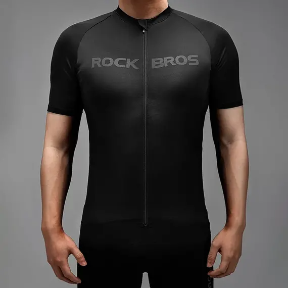 Rockbros 15120002006 short sleeve cycling jersey XXXL - black - Bicycle - Sports & Fitness - Techbox