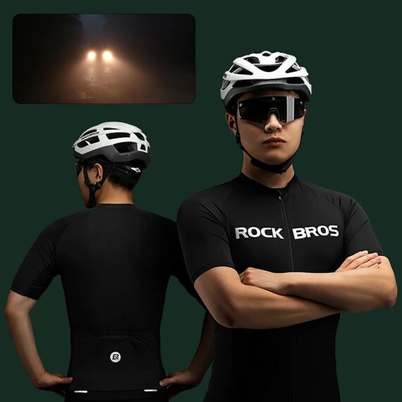 Rockbros 15120002007 short sleeve cycling jersey XXXXL - black - Bicycle - Sports & Fitness - Techbox