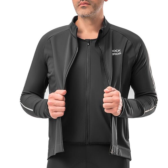 Rockbros 15400002002 long sleeve cycling jersey autumn/winter M - black - Bicycle - Sports & Fitness - Techbox
