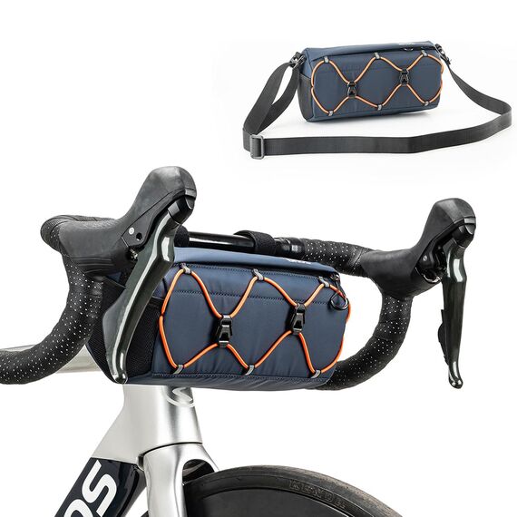 Rockbros 30110054002 bicycle handlebar bag 2.2 l - blue - Smartphone Holders - Smartphones - Techbox