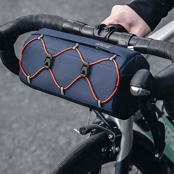 Rockbros 30110054002 bicycle handlebar bag 2.2 l - blue - Smartphone Holders - Smartphones - Techbox