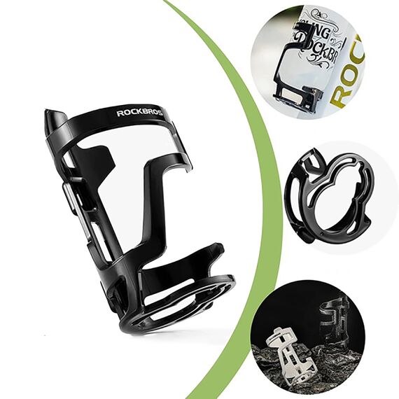 Rockbros 31210012001 bicycle bottle holder - black | Techbox