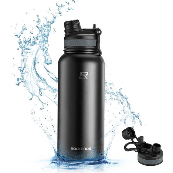 Rockbros 35210029001 thermal bottle for bicycle drinks 550 ml - black | Techbox
